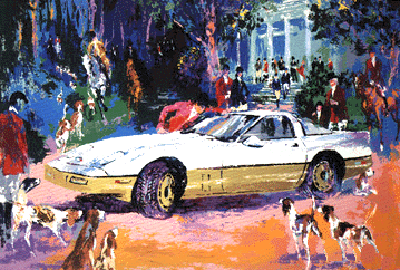 Rondezvous a la Corvette by LeRoy Neiman