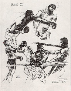 Ali-Frazier Suite (Rounds 12-14) by LeRoy Neiman