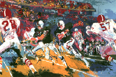 Rushing Back by LeRoy Neiman