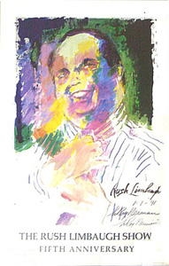 Rush Limbaugh - Fifth Anniversary by LeRoy Neiman