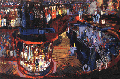 Rush Street Bar by LeRoy Neiman