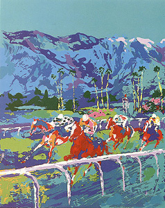 Santa Anita by LeRoy Neiman