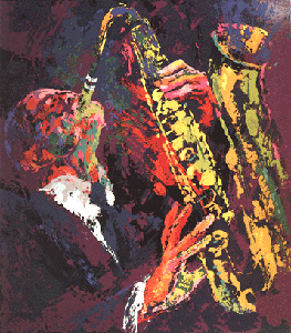 Sax Man by LeRoy Neiman