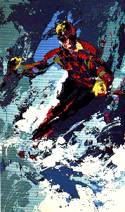 Skier by LeRoy Neiman