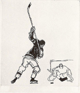 Slapshot I by LeRoy Neiman