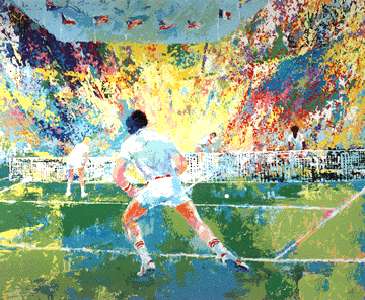 Stadium Tennis by LeRoy Neiman
