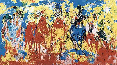 Stretch Stampede by LeRoy Neiman