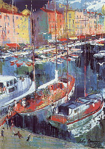 St. Tropez by LeRoy Neiman