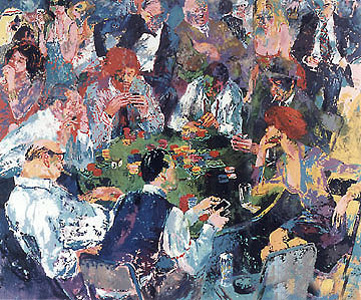 Eaux Fortes Suite (Black & White Stud Poker) by LeRoy Neiman