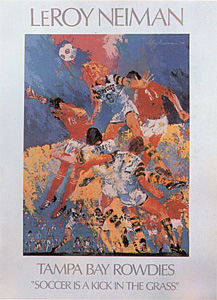Tampa Bay Rowdies by LeRoy Neiman