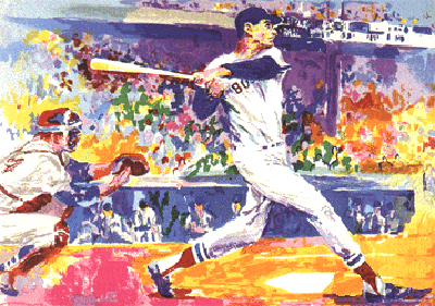 Ted Williams - The Splendid Splinter by LeRoy Neiman