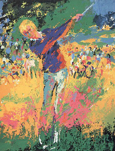 Tee Shot (Jack Nicklaus) by LeRoy Neiman