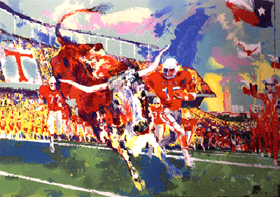 Texas Longhorns by LeRoy Neiman