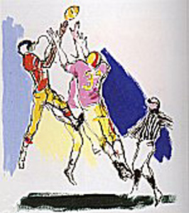 The Aerialist by LeRoy Neiman