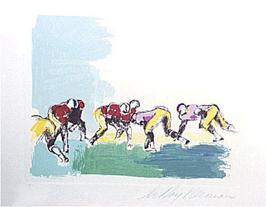 Football Suite II (The Line II) by LeRoy Neiman