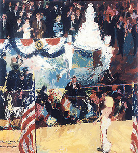 The President's Birthday Party by LeRoy Neiman