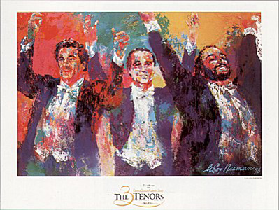 The Three Tenors by LeRoy Neiman