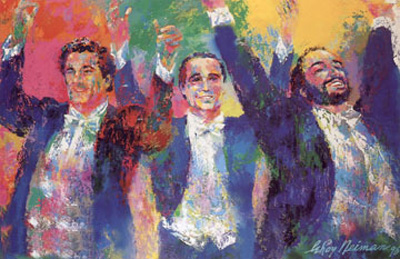 The Three Tenors by LeRoy Neiman