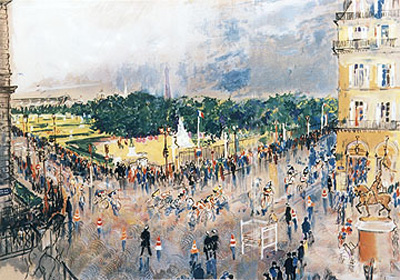 Tour de France by LeRoy Neiman