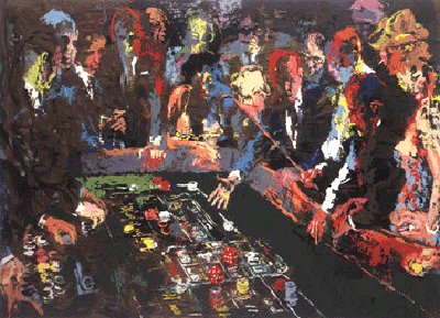 Vegas Craps by LeRoy Neiman