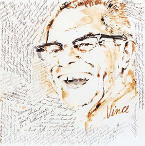 Vince Lombardi by LeRoy Neiman