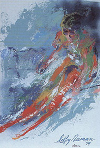 World Class Skier by LeRoy Neiman