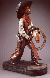 Lil Buckaroo (Life Size) by Ramon Parmenter