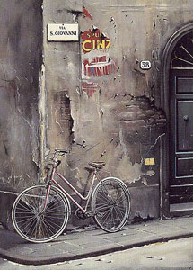 Une Bicyclotte A Florence by Thomas Pradzynski