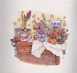 Country House Suite (Gardeners Table) by Susan Rios