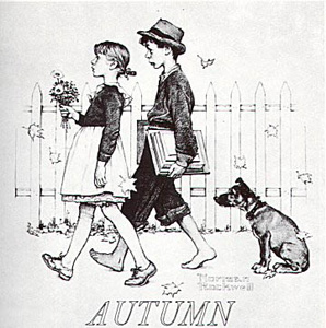 Autumn by Norman Rockwell
