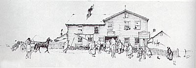 Blacksmith Shop by Norman Rockwell