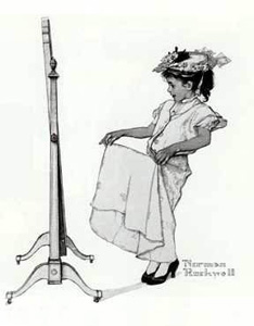 Dressing Up by Norman Rockwell