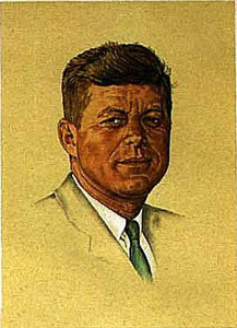 John Kennedy by Norman Rockwell