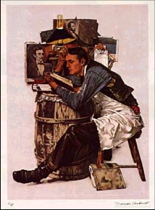 Law Student by Norman Rockwell