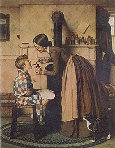 Medicine (Collotype) by Norman Rockwell