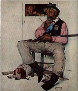 Music Hath Charms (Collotype) by Norman Rockwell