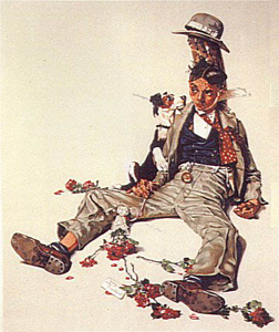 Rejected Suitor by Norman Rockwell