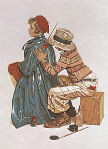 She's My Baby by Norman Rockwell