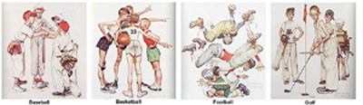 Sports Portfolio by Norman Rockwell