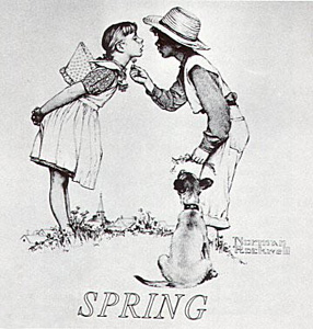 Spring by Norman Rockwell