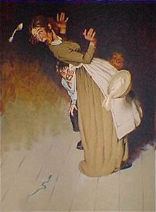 Huck Finn Folio (There Wasn't) by Norman Rockwell