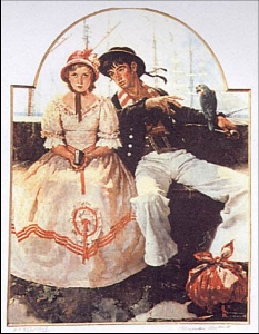 Voyager (Collotype) by Norman Rockwell