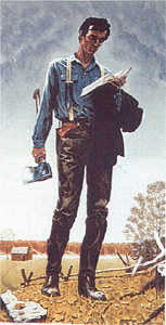 Young Lincoln by Norman Rockwell