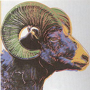 Bighorn Ram (FS 302) by Andy Warhol