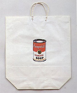 Campbell's Soup Can on Shopping Bag, FS #4 by Andy Warhol