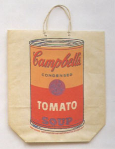 Campbell's Soup Can on Shopping Bag, FS #4a by Andy Warhol