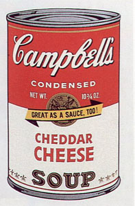 Campbell's Soup Suite II (Cheddar 63) by Andy Warhol