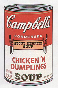 Campbell's Soup Suite II (Chicken Dumplings) by Andy Warhol