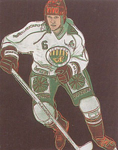 Frolunda Hockey Player, FS #366 by Andy Warhol
