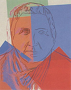 Ten Portraits of Jews of the Twentieth Century Sui by Andy Warhol